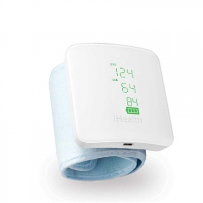 iHealth Wrist Blood Pressure Monitor BP7S Wireless, Blood pressure readings are stored on the secure, free, HIPAA compliant iHealth Cloud. Monitor blood pressure and pulse trends with intuitive charts and share data with your doctor in PDF or spreadsheet 