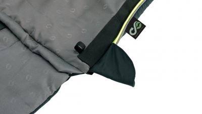 Outwell Contour Sleeping Bag, Right zipper, Black