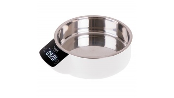 Adler | Kitchen scale with a bowl | AD 3166 | Maximum weight (capacity) 5 kg | Graduation 1 g | Display type LCD | White