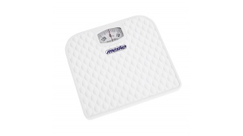Mesko Bathroom mechanical scale MS 8160 Maximum weight (capacity) 130 kg, Accuracy 1000 g, White