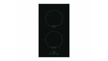 Simfer Hob H3.020.DEISP Induction, Number of burners/cooking zones 2, Touch control, Timer, Black