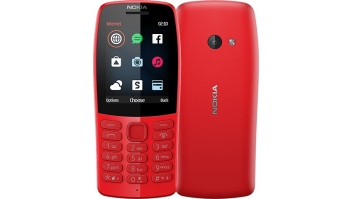 Nokia 210 (Red) Dual SIM 2.4" TFT 240x320/16MB RAM/micoUSB,BT