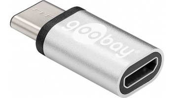 Goobay USB-C to USB 2.0 Micro-B adapter 56636 USB Type-C, USB 2.0 Micro female (Type B), Grey