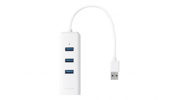 TP-LINK USB 3.0 3-Port Hub & Gigabit Ethernet Adapter 2 in 1 USB Adapter UE330