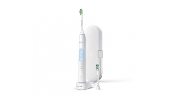 Philips Sonicare ProtectiveClean 5100 Electric Toothbrush HX6859/29 Rechargeable, For adults, Number of brush heads included 2, White/Light Blue, Number of teeth brushing modes 3, Sonic technology