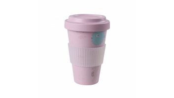 Stoneline Awave Coffee-to-go cup 21956 Capacity 0.4 L, Material Silicone/rPET, Rose