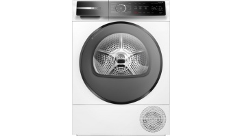 Bosch Dryer Machine with Heat Pump WQB245ALSN  Energy efficiency class A+++ Front loading 9 kg Condensation LED Depth 61.3 cm Steam function White