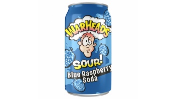 Atsvaidzinošs gāzēts dzēriens WARHEADS (BLUE RASPBERRY), 355ml