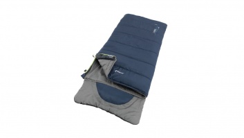 Outwell Contour Junior Sleeping Bag, Left zipper, Deep Blue