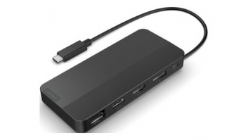 Lenovo USB-C Dual Display Travel Dock with Adapter