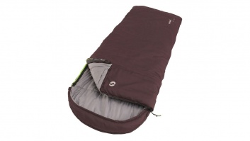 Outwell  Campion Lux Aubergine Sleeping Bag  225 x 85 cm L-shape Purple