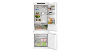 Bosch Refrigerator | KBN96VSE0 | Energy efficiency class E | Built-in | Combi | Height 193.5 cm | No Frost system | Fridge net capacity 285 L | Freezer net capacity 98 L | 34 dB | White