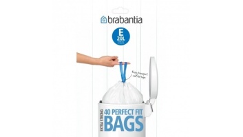 (V) BRABANTIA atkritumu tvertņu maisiņi, 20 l, (E) (40 gab)