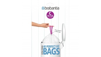 (V) BRABANTIA atkritumu tvertņu maisiņi, 10-12 l, (C) (40 gab)