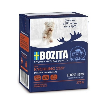 BOZITA (Sweden) Dog Chicken кусочки курицы в желе (370г)