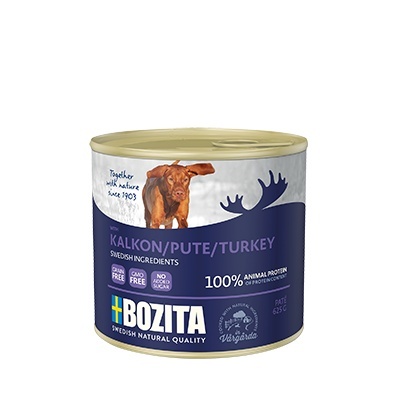 BOZITA BEZGRAUDU PASTĒTES tītara(625g)