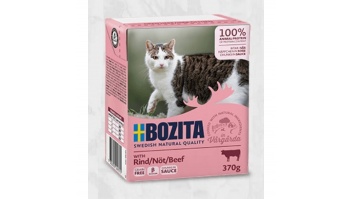 AKCIJA 5+1 Bozita Beef Sauce, 370g - bezgraudu gaļas gabaliņi ar liellopu mērcē