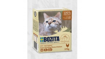 BOZITA (Sweden) кусочки куриного фарша в желе (370г)