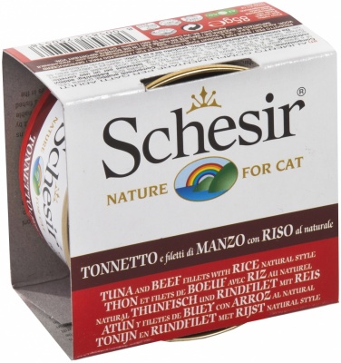 Schesir-tuncis,liellopa fileja,rīsi konservi sava sulā 85g