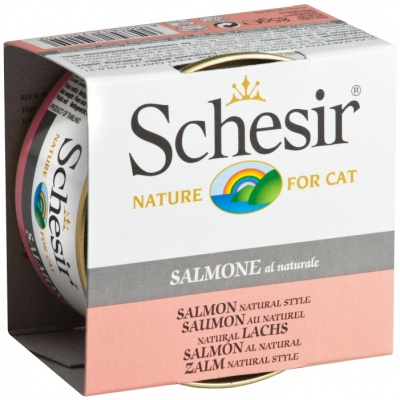 Schesir (Италия)  лосось в соке для кошек 85г