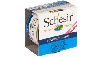 Schesir (Italy)- консервы из тунца и алоэ в желе для кошек 85г