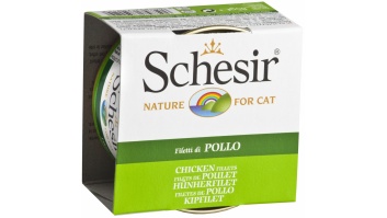 Schesir- куриное филе в желе для кошек 85г
