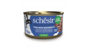 Schesir (Italy) Cat-тунца и корюшки для кошек 85г