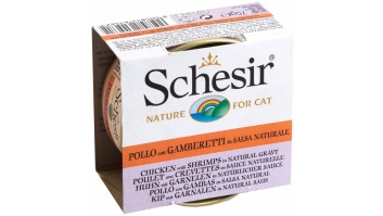 Schesir (Italy)Cat-Vistas fileja un garneles mērcē kaķiem 70g
