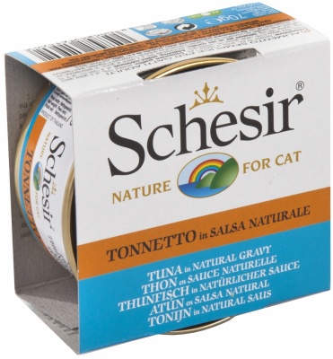 Schesir tuncis mērcē kaķiem 70g
