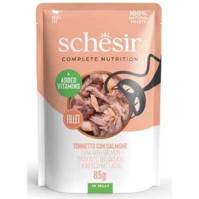 Schesir (Italy)Cat-ТУНЕЦ И ЛОСОСЬ 100g
