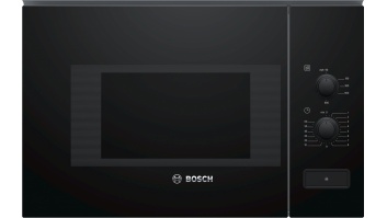 Bosch Microwave Oven BFL520MB0 20 L,  Rotary knob, 800 W, Black, Built-in, Defrost function