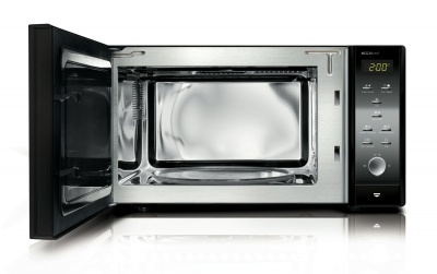 Caso Microwave with convection and grill  MCG30 Free standing, 30 L, Grill, Convection, 900 W, Black, Defrost function