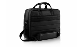 Dell Premier Briefcase Fits up to size 15 ", Black with metal logo, Shoulder strap, Briefcase