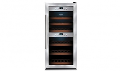 Caso Wine cooler WineMaster 24 Free standing, Table top, Bottles capacity 24, Silver