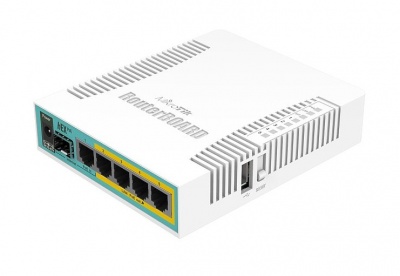 MikroTik Router RB960PGS 10/100/1000 Mbit/s, Ethernet LAN (RJ-45) ports 5, 1xUSB