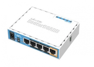 MikroTik RB952Ui-5ac2nD hAP ac lite 802.11ac, 2.4/5.0, 10/100 Mbit/s, Ethernet LAN (RJ-45) ports 5, MU-MiMO Yes, PoE in/out