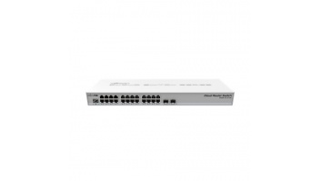 MikroTik Cloud Router Switch CRS326-24G-2S+RM Managed L3, Rack mountable, 1 Gbps (RJ-45) ports quantity 24, SFP+ ports quantity 2, RouterOS (Level 5)