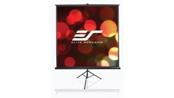 Elite Screens Tripod/Portable Pull Up Projector Screen T92UWH Diagonal 92 ", 16:9, Viewable screen width (W) 203.2 cm, Black