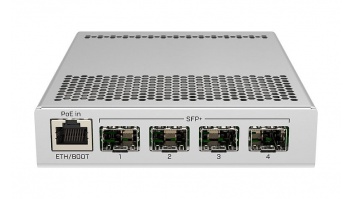 MikroTik Switch CRS305-1G-4S+IN PoE 802.3 af and PoE+ 802.3 at, Managed, Desktop, 1 Gbps (RJ-45) ports quantity 1, SFP+ ports quantity 4