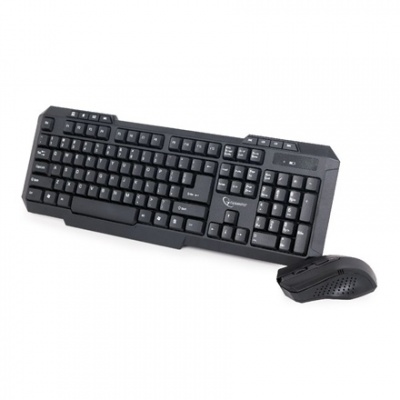 Gembird Desktop Set KBS-WM-02 Wireless, Wireless, Keyboard layout US, US, Mouse included, Numeric keypad, 450 g, Bluetooth, No, Wireless connection Yes, USB, Black