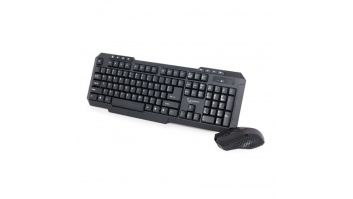 Gembird Desktop Set KBS-WM-02 Wireless, Wireless, Keyboard layout US, US, Mouse included, Numeric keypad, 450 g, Bluetooth, No, Wireless connection Yes, USB, Black