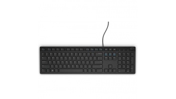 Dell KB216 Multimedia, Wired, Keyboard layout EN, English, Black, Numeric keypad