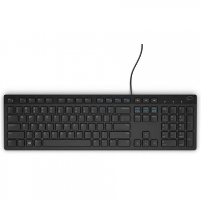 Dell KB216 Multimedia, Wired, Keyboard layout EN, English, Black, Numeric keypad