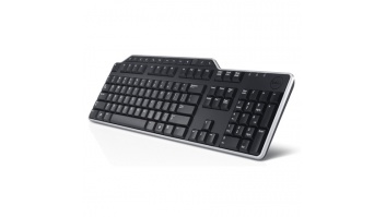 Dell Keyboard KB-522 Business Multimedia, Wired, Keyboard layout Russian, Black, Wireless connection No, Russian, USB 2.0, Numeric keypad