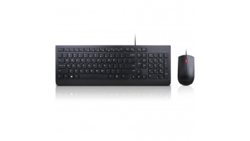Lenovo Essential Keyboard and Mouse Combo 4X30L79922 Wired, USB, Keyboard layout US with EURO symbol, USB, Black, No, Mouse included, ENG, Numeric keypad