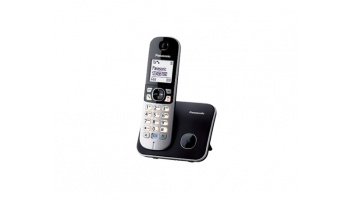 Panasonic Cordless KX-TG6811FXB Black, Caller ID, Wireless connection, Phonebook capacity 120 entries, Conference call, Built-in display, Speakerphone