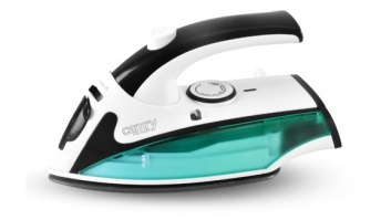 Camry CR 5024  White/green/black, 840 W, Steam Travel iron, Vertical steam function, Water tank capacity 40 ml