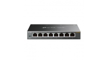 TP-LINK Switch TL-SG108E Web Management, Desktop, 1 Gbps (RJ-45) ports quantity 8, Power supply type External