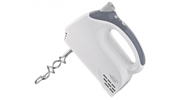 Adler AD 4201 g White, Hand mixer, 300 W, Number of speeds 5, Shaft material Stainless steel,