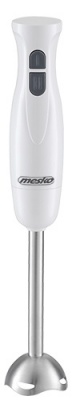 Mesko Hand Blender MS 4619 White, 300 W, Number of speeds 2, Shaft material Stainless steel,